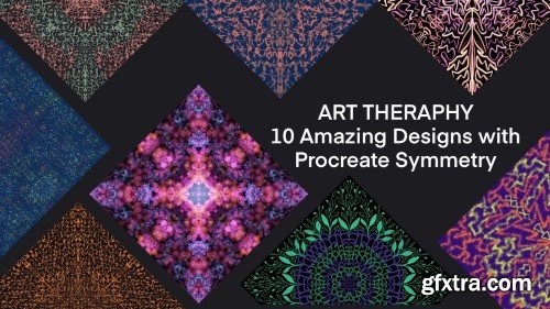 Art Therapy - 10 Amazing Abstract Designs with Symmetry in Procreate
