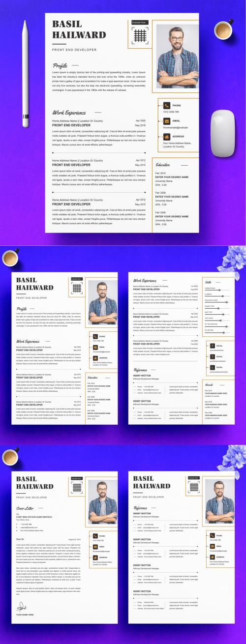 Adobe Stock - Clean and Professional Resume - 468676483