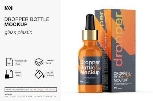 Dropper Bottle Mockup