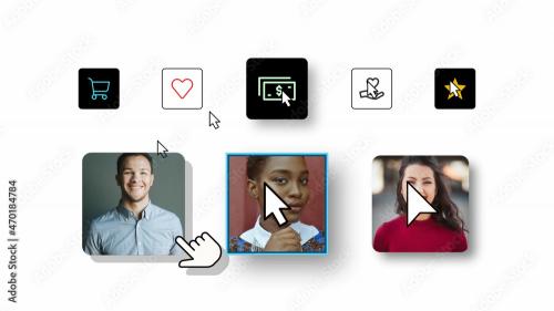 Adobe Stock - Click That Button Overlay with 3 Styles - 470184784
