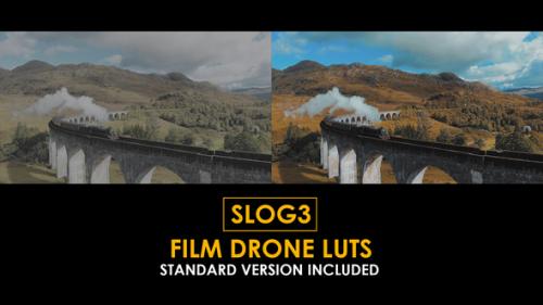 Videohive - Slog3 Film Drone and Standard LUTs - 51100744