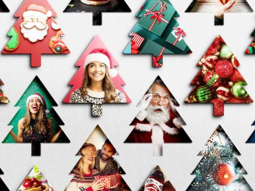 Adobe Stock - Christmas Collage Mockup - 470735439