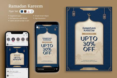 Jumat - Ramadan Kareem Flyer Set
