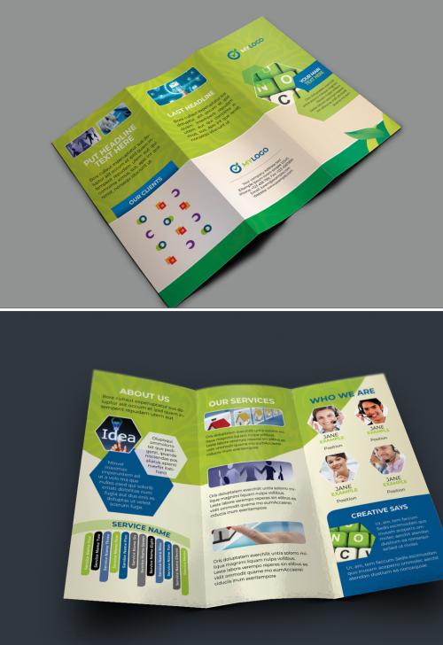 Adobe Stock - Tri-Fold Brochure Layout - 470947071