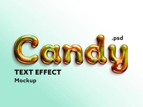 Adobe Stock - Candy Text Effect - 470947214