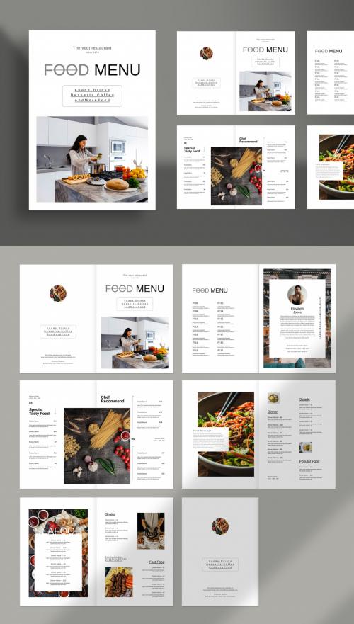 Adobe Stock - Restaurant Food Menu Layout - 470947275