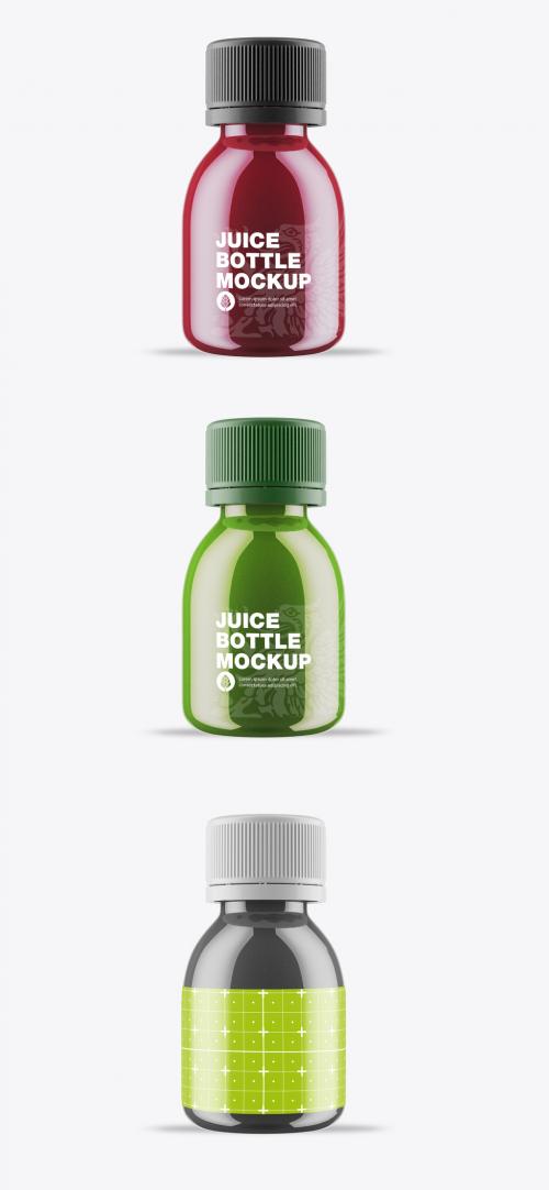 Adobe Stock - Plastic Juice Bottle Mockup - 470947544