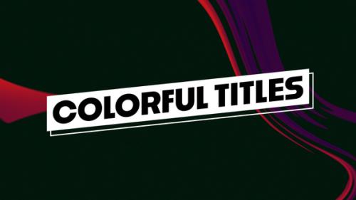 Videohive - Colorful Titles | Premiere Pro - 50979999