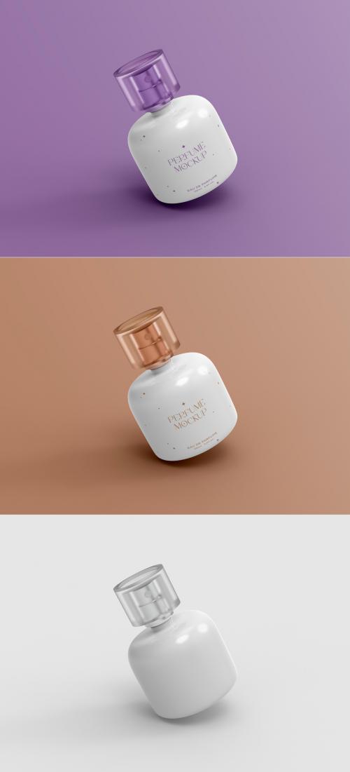 Adobe Stock - 3D Levitating Perfume Mockup - 471148616