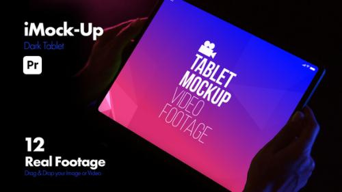 Videohive - iMock-Up Dark Tablet for Premiere Pro - 51066163