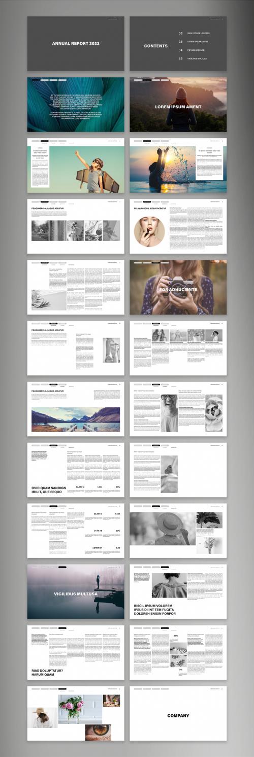Adobe Stock - Company Annual Report for an Interactive File - 472107369