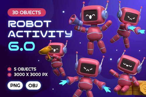 Robot Activity 6.0 Part 1 3D Illustrations