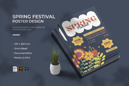 Spring Festival - Poster Template