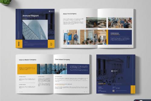 Annual Report Layout Template