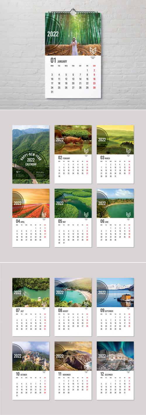 Adobe Stock - 2022 Year Wall Calendar - 472895253