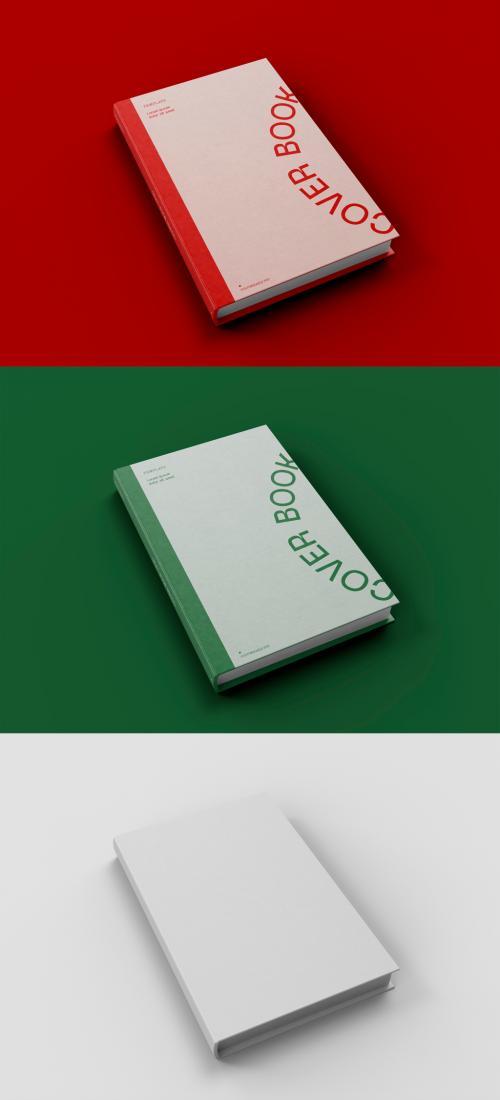 Adobe Stock - 3D Hardcover Book Mockup - 473404687