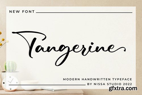 Tangerine - Elegant Script Font 2SA766T