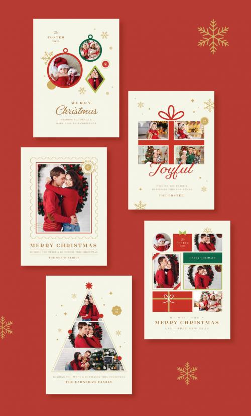 Adobe Stock - Joyful Christmas / Holiday Photo Card - 473613557