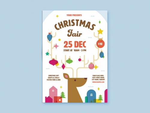 Adobe Stock - Christmas Fair Flyer - 473613562