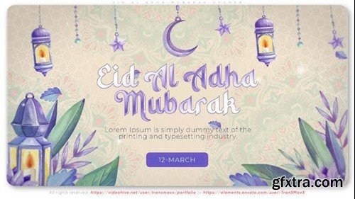 Videohive Eid Al Adha Mubarak Opener 51226544