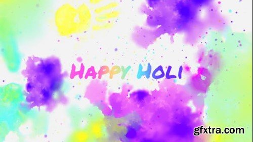 Videohive Colorful Holi Opener 51211815