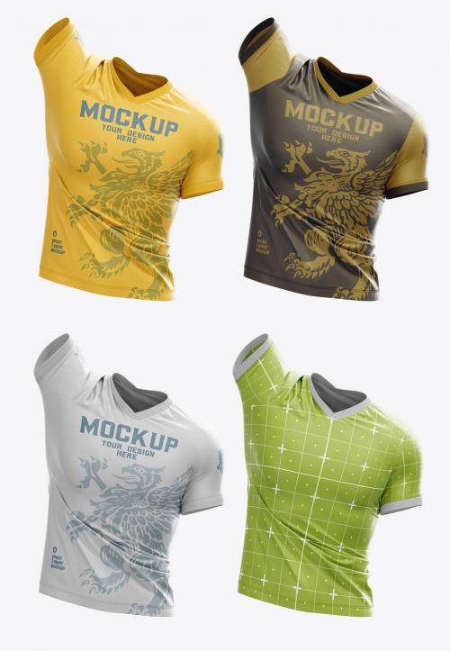 Adobe Stock - Men’S Sports T-Shirt Mockup - 473619746