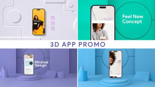 Videohive - App Promo Minimal 3D - 51106578