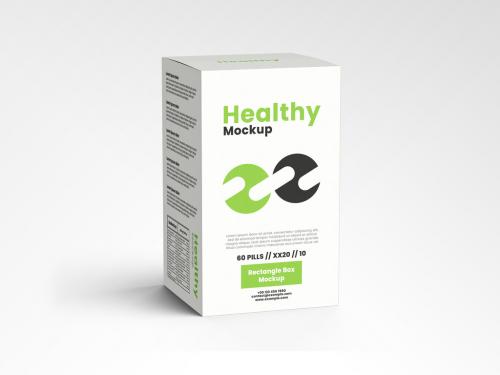 Adobe Stock - Medicine Box Mockup - 473833890