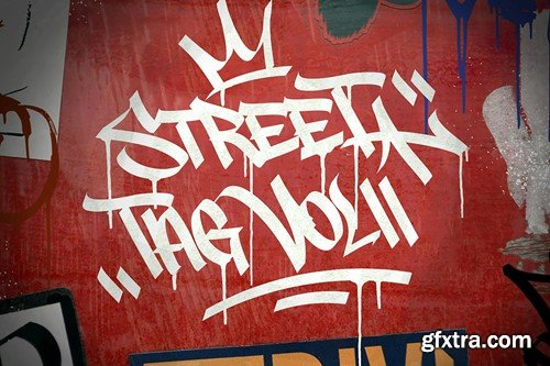 Graffiti Fonts Street Tag Vol2 338ST7Z