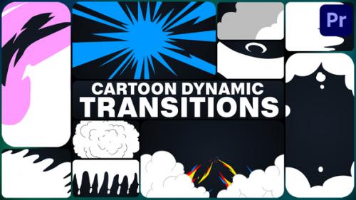 Videohive - Cartoon Dynamic Transitions for Premiere Pro - 51158917