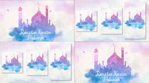 Videohive - Colorful Ramadan Intro 4 in 1 | MOGRT - 51159007