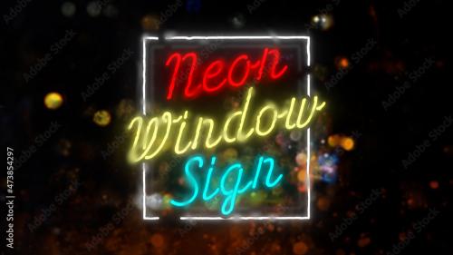 Adobe Stock - Neon Window Sign Titles - 473854297