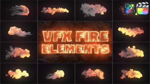 Videohive - VFX Fire Elements for FCPX - 51208663