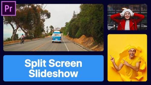 Videohive - Multiscreen Slideshow | Gallery Dynamic Opener MOGRT for Premier Pro - 51209188