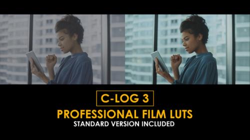 Videohive - C-Log3 Professional Film and Standard LUTs - 51222944