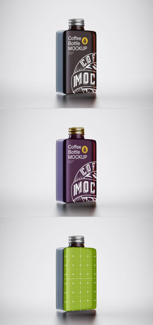 Adobe Stock - Cold Coffee Bottle Mockup - 474777616
