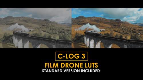 Videohive - C-Log3 Film Drone and Standard Color LUTs - 51226974