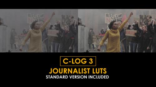 Videohive - C-Log3 Journalist and Standard Color LUTs - 51227621