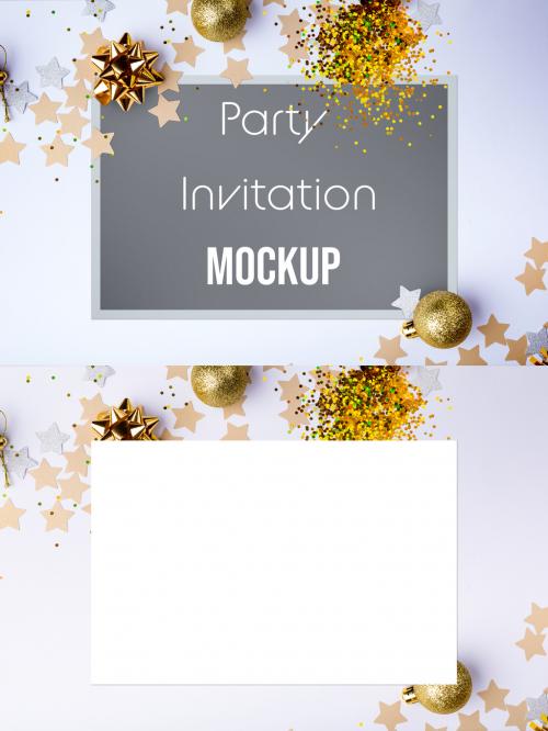 Adobe Stock - Party Invitation Mockup - 474778574