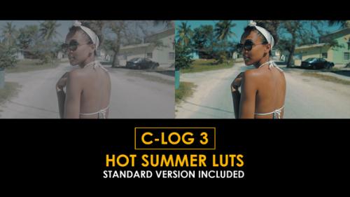 Videohive - C-Log3 Hot Summer and Standard Color LUTs - 51228619