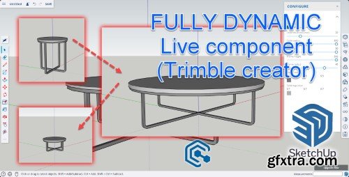 Sketchup Live Components (Introduction to Trimble Creator)