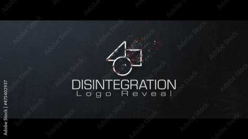 Adobe Stock - Disintegration Logo Reveal - 475402937