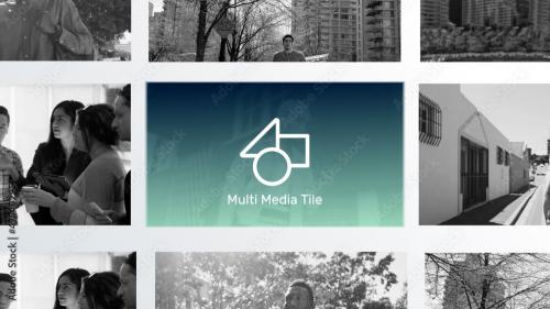 Adobe Stock - Multi Media Tile Transition - 475402951