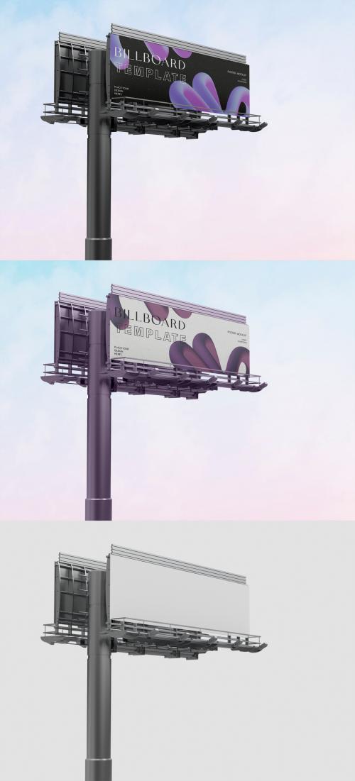 Adobe Stock - 3D Urban Poster Billboard Mockup - 475617574