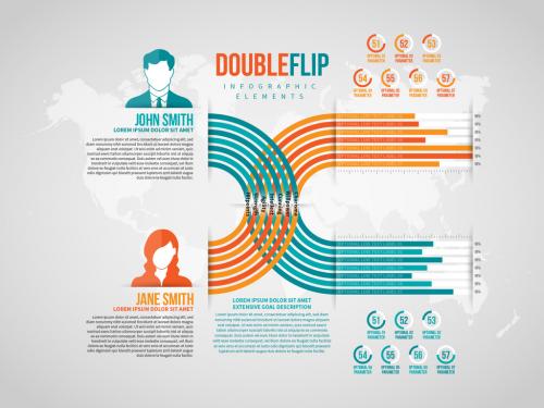 Adobe Stock - Double Flip Infographic - 475617725