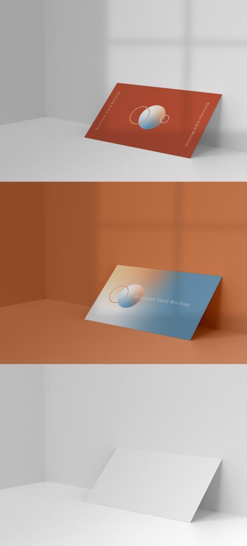 Adobe Stock - Isolated Business Card Mockup - 476112874