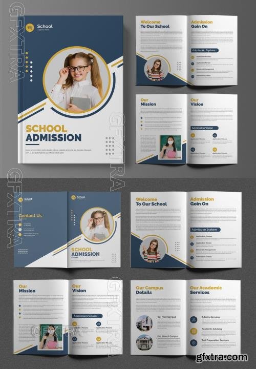 School Admission Brochure Design Template 675848058