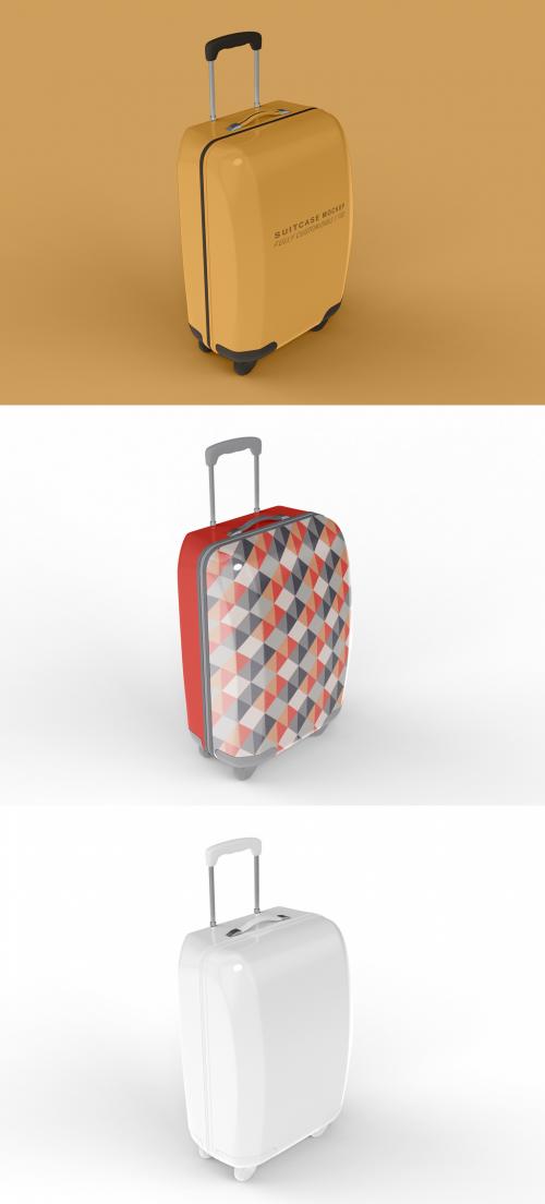 Adobe Stock - Isolated Suitcase Mockup - 476112906