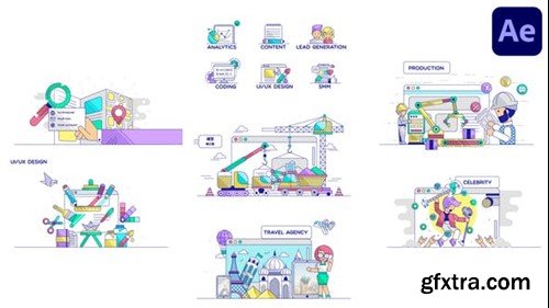 Videohive Explainer Scenes for After Effects 51267524