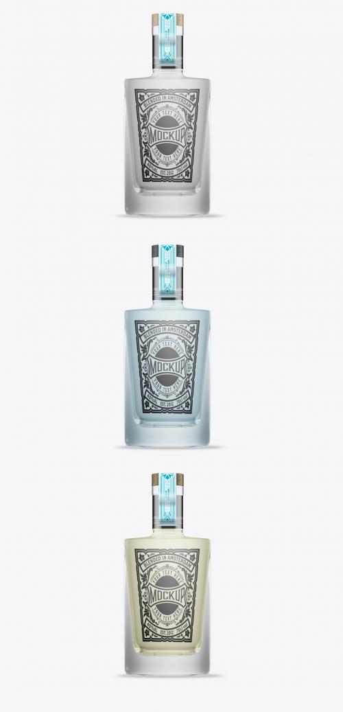 Adobe Stock - Liquor Glass Bottle Mockup - 476311331